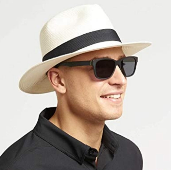 😎 Bestseller New Mens Straw Beach Hat 🏖️ - Picture 2 of 10